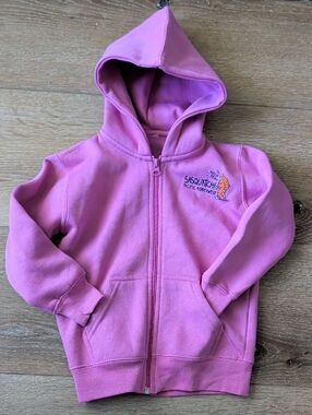 Sasquatch 4t Pink Kids Zip Hoodie